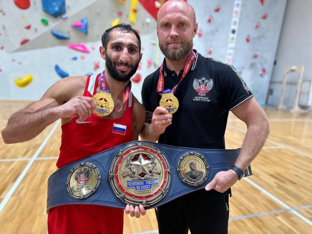 Южноуральский боксер Эдмонд Худоян в шестой раз стал чемпионом России по боксу! 