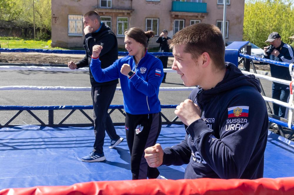 Спортсмены из Копейска зарядили город «Энергией бокса»