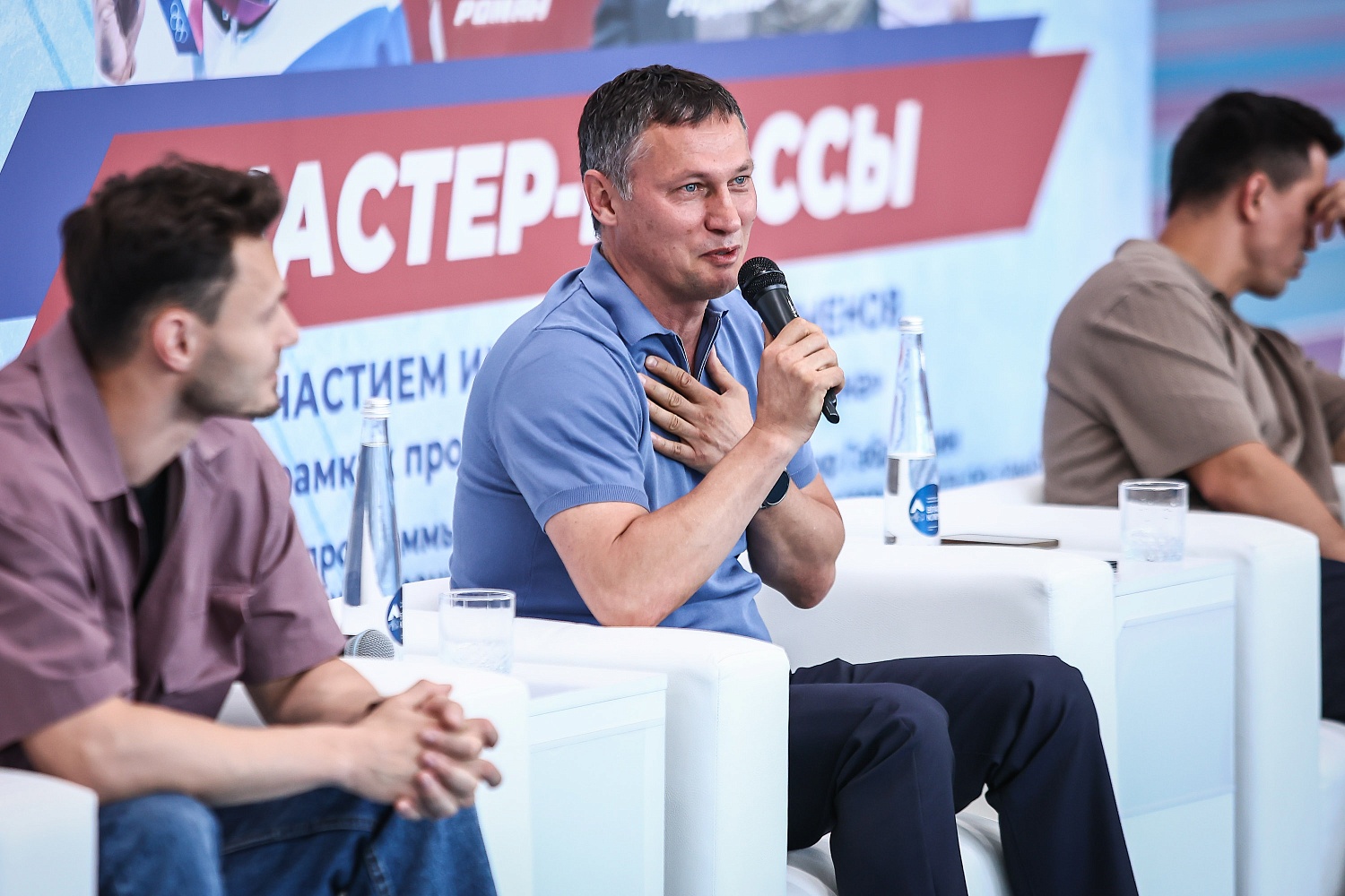 Двукратный Олимпийский чемпион Олег Саитов провел мастер-класс и открытый диалог в Челябинске