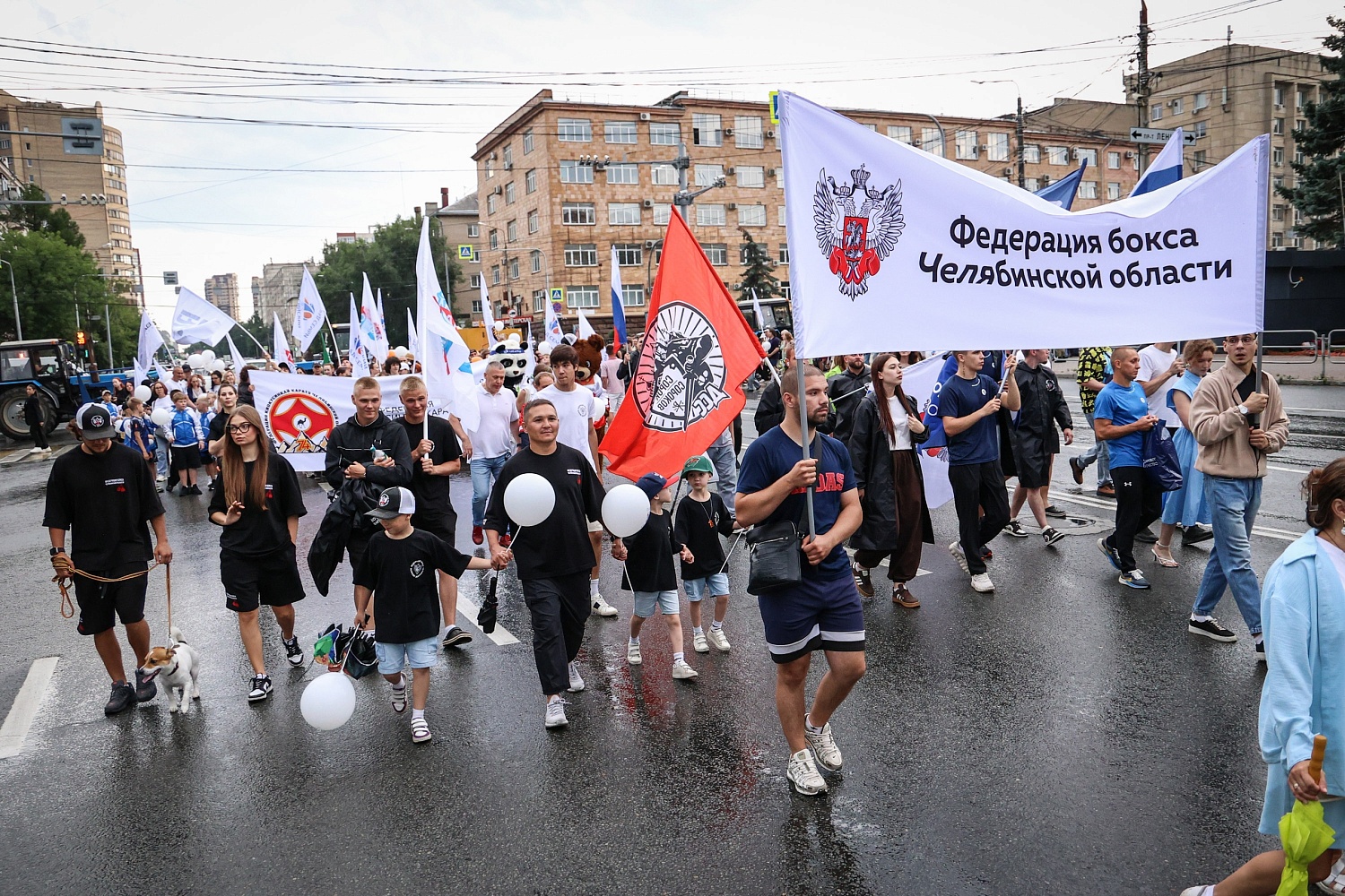 Боксеры стали частью Парада семьи в Челябинске