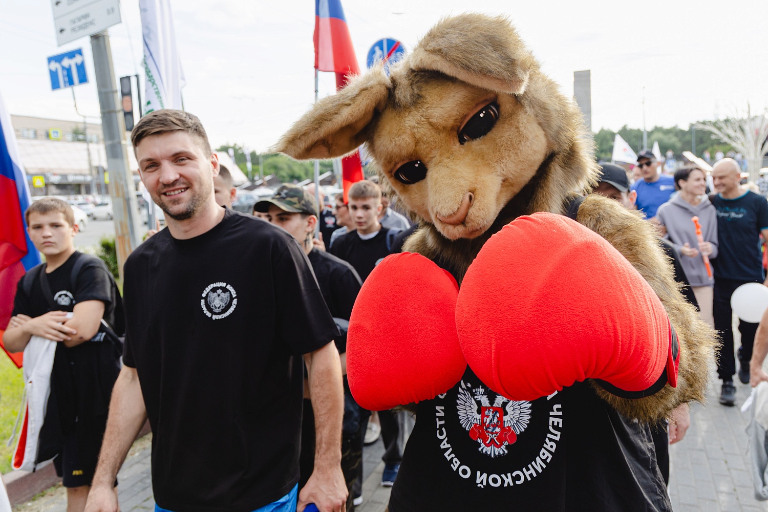 Федерация бокса Челябинской области приняла участие в Параде семьи в Челябинске 