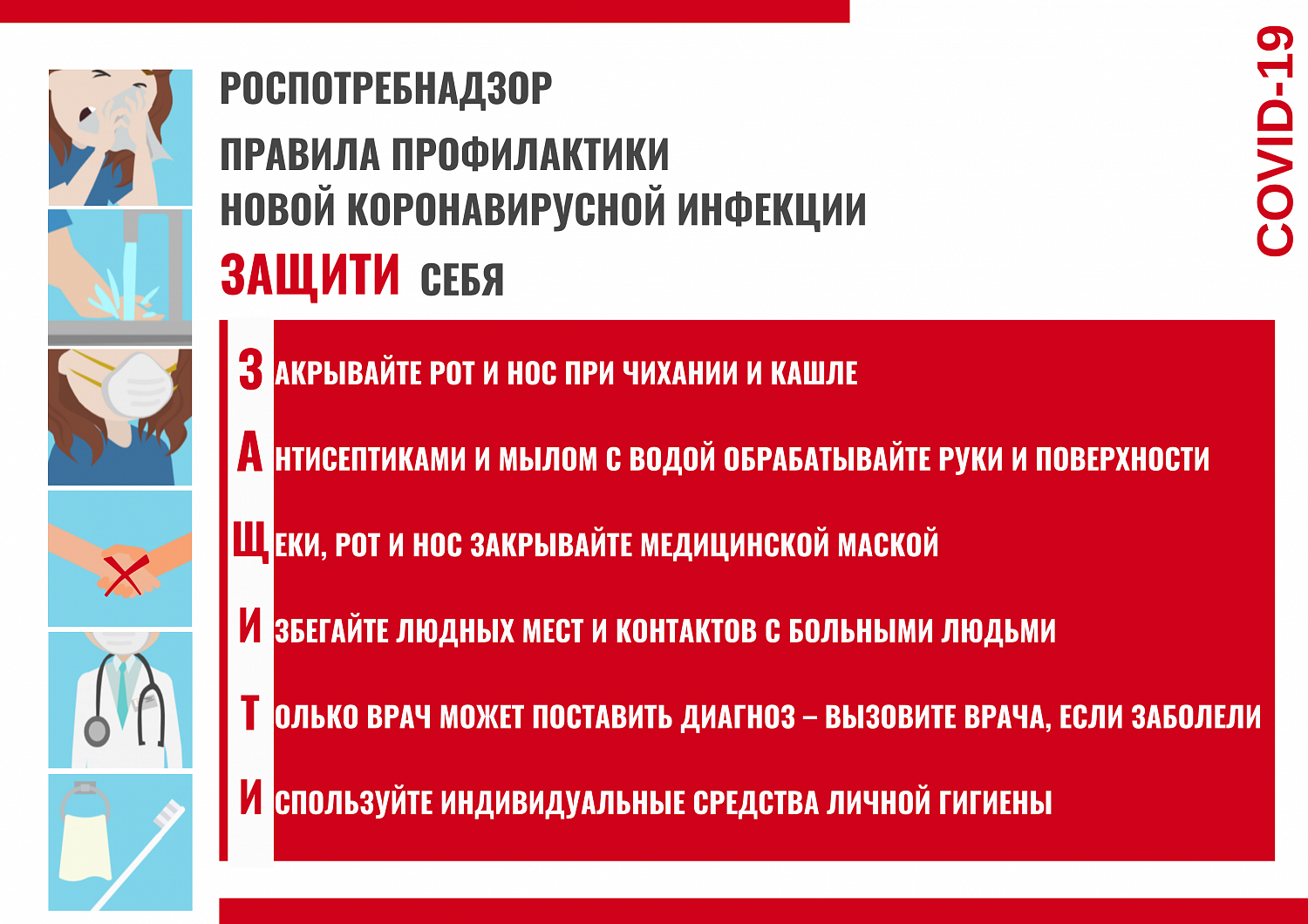 Правила профилактики новой коронавирусной инфекции